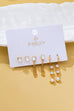 Crystal Stud & Linear Opal Drop Trio Earring Set | 80E62680