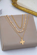 Multi-Layered Cross Pendant Necklace | 80N93429