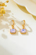 Crystal Emerald-Cut Huggie Hoop Earring | 80E62706