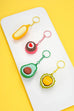3D Fruit Tart Fidget Keychains | 40KC184