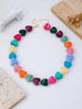 Multi-Color Resin Heart Bead Necklace | 80N93443