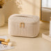 CORDUROY COSMETIC MAKEUP POUCH BAG | 40P635