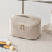CORDUROY COSMETIC MAKEUP POUCH BAG | 40P635