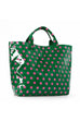 Large Striped Vinyl Tote Bags | 40P636