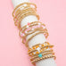 MULTI BALL PEARL BEAD CROSS STRETCHABLE BRACELET | 40B5271
