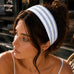 Stripe Heart Printed Yoga Headband 2-pc Set| 40HWP601-Pack 2