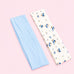 Blue Stripe & Vintage Floral Printed Headband Set | 40HWP602