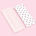 Pink Pinstripe & Floral Printed Headband Set | 40HWP603