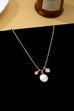 Baroque Pearl Coin Opal Necklace | 80N93559