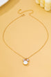 Baroque Pearl Coin Opal Necklace | 80N93559