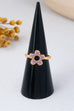 Shimmering Crystal Floral Ring | 80R299
