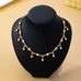 Sparkling Opal & Crystal Fringe Necklace | 80N93580