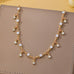 Sparkling Opal & Crystal Fringe Necklace | 80N93580