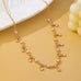 Sparkling Opal & Crystal Fringe Necklace | 80N93580