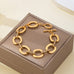 Crystal Glass Pave Bar Link Chain Toggle Bracelet | 80B1890