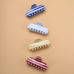 RETRO STRIPED RECTANGULAR HAIR CLAW CLIP | 40H1188