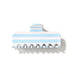 RETRO STRIPED RECTANGULAR HAIR CLAW CLIP | 40H1188