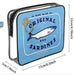 Sardine Tin Graphic Clear Cosmetic Travel Pouch Bag | 40P658