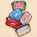 Sardine Tin Graphic Clear Cosmetic Travel Pouch Bag | 40P658