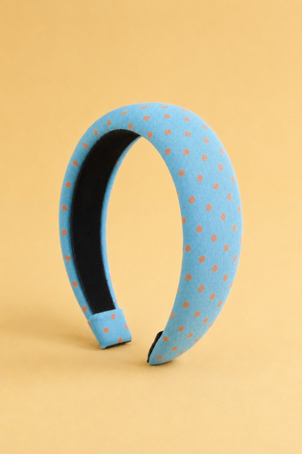 Padded Polka Dot Fabric Headband | 40HB209