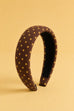 Padded Polka Dot Fabric Headband | 40HB209