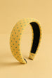 Padded Polka Dot Fabric Headband | 40HB209