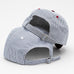 "PRAY" Striped Embroidered Two-Tone Baseball Cap | 40HW760