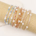 Pastel Mixed Beaded Pearl Stretch Bracelet | 40B5274