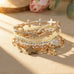 Cross Charm Mixed Beaded Bracelet Set | 40B5275