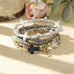 Cross Charm Mixed Beaded Bracelet Set | 40B5275