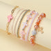 Cross Charm Mixed Beaded Bracelet Set | 40B5275