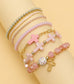 Cross Charm Mixed Beaded Bracelet Set | 40B5275
