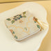 Floral Jacquard Mini Jewelry Pouch Wallet |  40P650