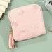 Floral Jacquard Mini Jewelry Pouch Wallet |  40P650