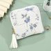 Floral Jacquard Mini Jewelry Pouch Wallet |  40P650