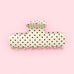 Polka Dot & Striped Flat Rectangle Hair Claw Clips | 40H1200