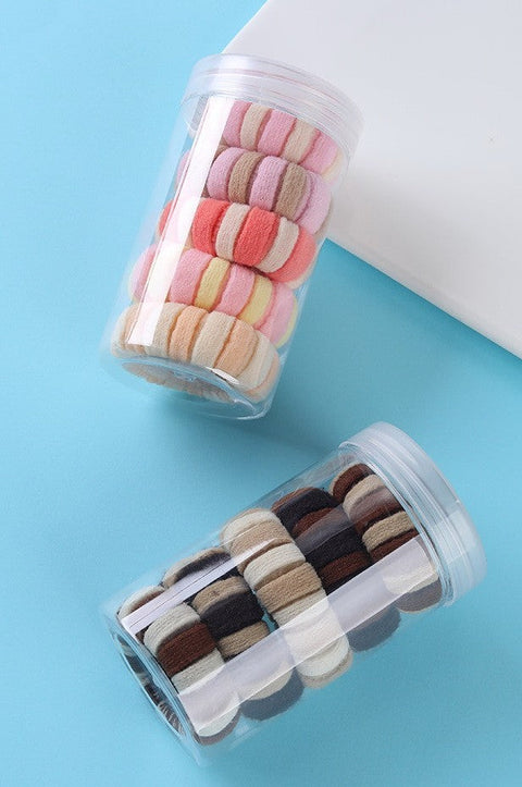 Striped Terry Hair Ties 5-Pc Set | 40S745