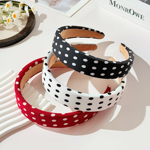 POLKA DOT PADDED HEADBAND | 40HB212