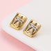 18K STAINLESS STEEL WATERPROOF BOW STUD EARRING | 40E546