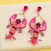 Charming Lobster Seed Bead Drop earrings | 40E550