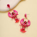 Charming Lobster Seed Bead Drop earrings | 40E550