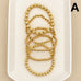 Gold-Tone Mixed Beaded Stretch Bracelet Set | 40B5250