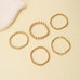 Gold-Tone Mixed Beaded Stretch Bracelet Set | 40B5250