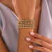 Gold-Tone Mixed Beaded Stretch Bracelet Set | 40B5250