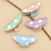 Oversized Polka Dot Curved Hair Claw Clips | 40H1203