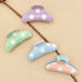 Oversized Polka Dot Curved Hair Claw Clips | 40H1203
