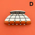 Vintage Stained Glass Lamp Shade Hair Claw Clip | 40H1240