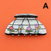 Vintage Stained Glass Lamp Shade Hair Claw Clip | 40H1240