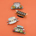 Vintage Stained Glass Lamp Shade Hair Claw Clip | 40H1240