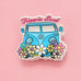 Retro "Hippie Soul" Camper Van Hair Claw Clips | 40H1211